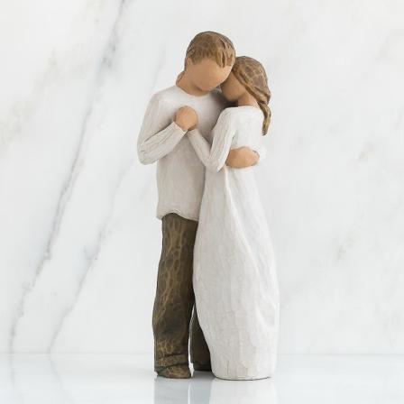Ny parfigur, romantisk sammen par skulptur, dybt elsket statue gave til bryllup, jubilæum, valentinsdag, fødselsdag