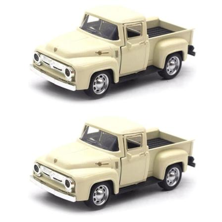 Vintage-kuorma-auton sisustus, maatila-auto kevyellä monitasoisella tarjottimella, lava-auton malli Söpö metalliautolahja kodinsisustukseen