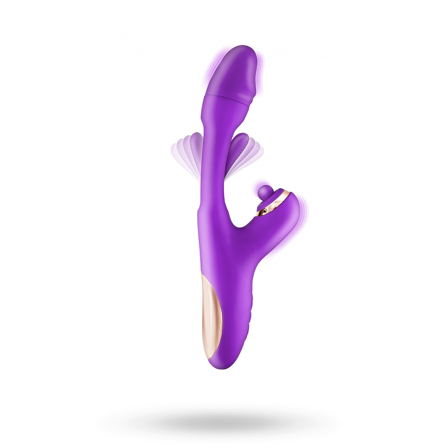 Joyfully Triple Stimulation Vibrator Purple - Vuxen.dk: For hende