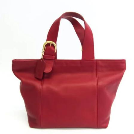 Coach Pre-owned Pre-owned Leather totes , Rood , Dames , Maat: ONE Size Vintage Tassen