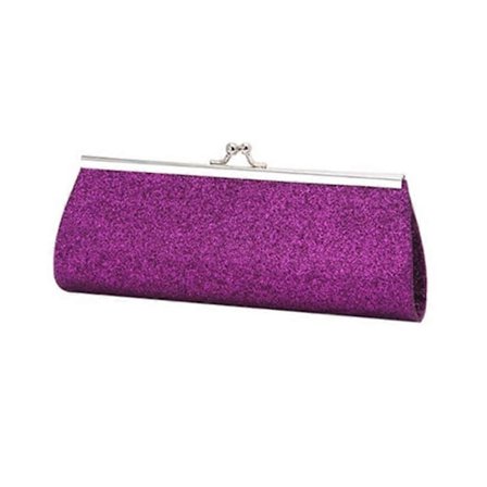 Dame Glitter Clutch Veske Kveld Party Bryllup Bankett Håndveske Skulderveske