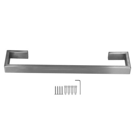 40 cm børstet 304 rustfrit stål vægmonteret håndklædeholder til badeværelse