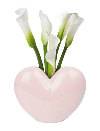 DOIY | Vase - Love - Pink | H:15.5CM