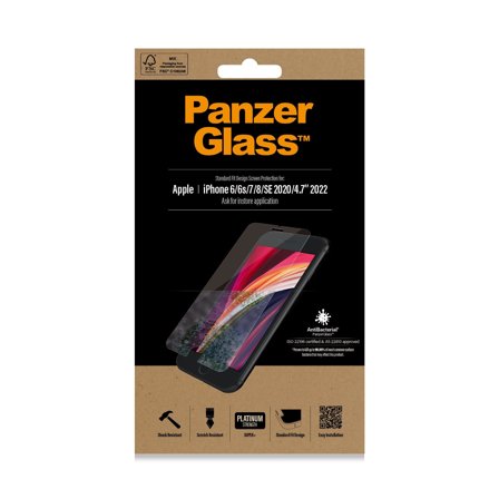 Panzer iPhone 8 | 7 6s 6 SE (2020/2022) Standard Fit Screen Protector PanzerGlass - High quality tempered glass screen protector