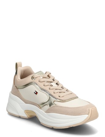 Tommy Hilfiger Th Chunky Runner Metallic - Beige - 40