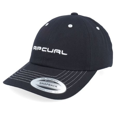 Rip Curl - Svart unconstructed Keps - Dosed Cap Black Dad Cap @ Hatstore