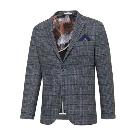 Blue Industry Blazer , Grijs , Heren , Maat: L