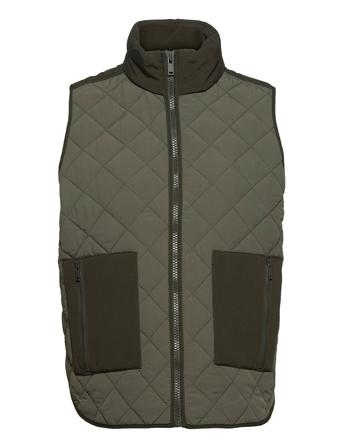 Ensolange Waistcoat 6729 Vests Padded Vests Grønn Envii