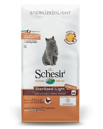 Schesir Sterilized&Light Croccantini Con Pollo Per Gatti Adulti