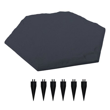 Udendørs Trædesten Vejrbestandig Have Gårdhave Plæne Dekorativ Sten Gangsti Belægningssten Rund Firkantet Sekskantet Landskabssten