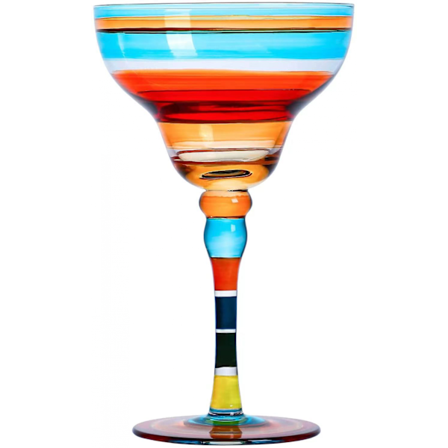 Håndmalet Margarita-glas - Marokkansk kollektion - Håndmalet glaskunst af kunstnere - Unikke og dekorative Margarita-glas