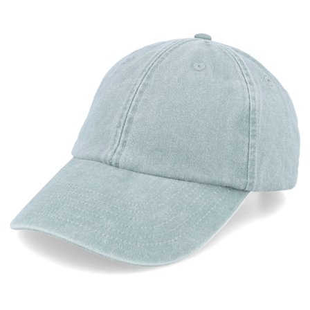 Beechfield - Vintage Washed Sage Green Dad Cap Unconstructed Green Cap - @ Hatstore