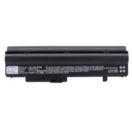 Batteri till Notebook, Bärbar dator för LG X120, X120-L.C7B1A9, X120-L.C7L1A9 m.fl.