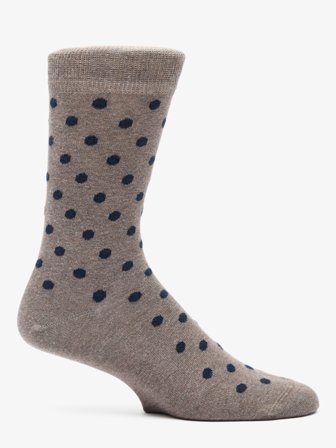 John Henric Men's Brown & Blue Socks Murcia Size Onesize