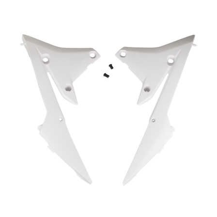 Rtech Radiator Shrouds White - Yamaha WR 450F 2016-2021