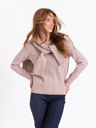 MATCH - Alix genser - Jean Paul - Str. XXL - Dame - Gensere & Cardigans - Brun - 100% ull