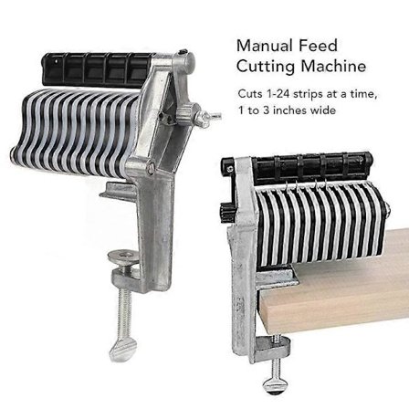 Lær Bordplate Snøreskjærer for Frynsefletting Strip Belter Bånd