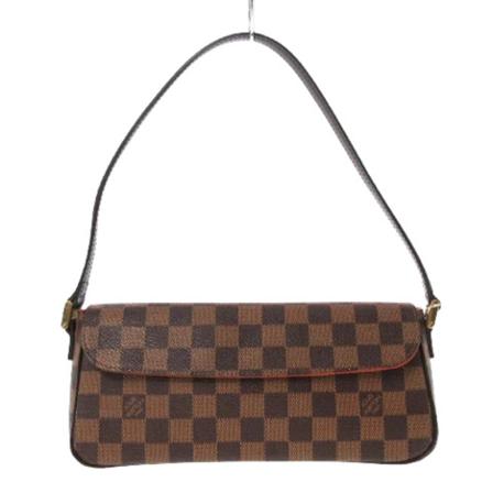 Louis Vuitton Vintage Pre-owned Polyester hndtasker Brun, Dame Vintage Tasker, Størrelse: ONE Size