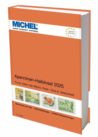 MICHEL - Apenniniske halvø 2025 - Frimærkekatalog