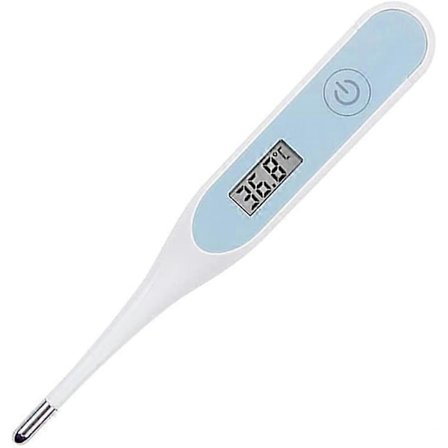 1 st Digital Basaltermometer Snabbavläsning Elektronisk Termometer 20 Sekunder Snabbt Test Termometer för Vuxen Babyblå