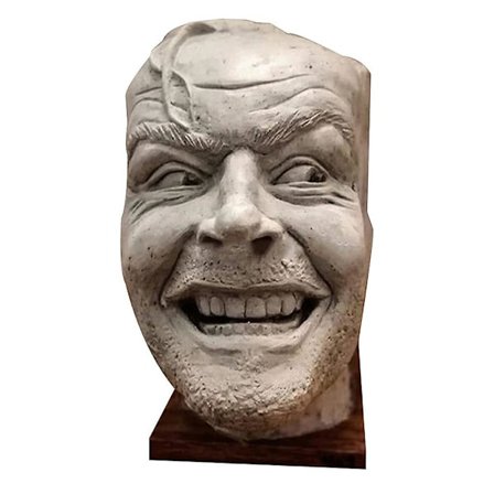 Unik Bogstøtte Heres Johnny Skulptur Af The Shining Biblioteks Harpiks Skrivebords Bogreol Ornament Til Bibliotek Kontor