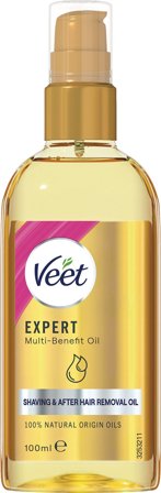 Veet Multi-benefit Oil 100 ml, Skincare, Hårfjerning, Hårfjerningscreme