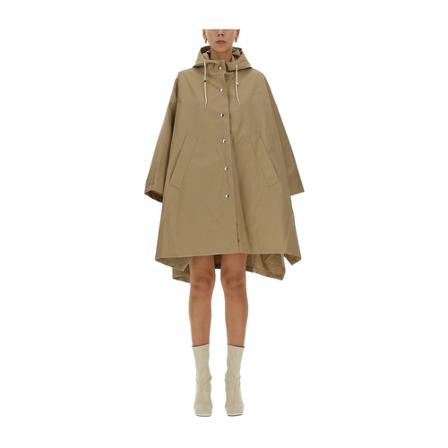 Mackintosh Jass , Beige , Dames , Maat: ONE Size Parka Jassen