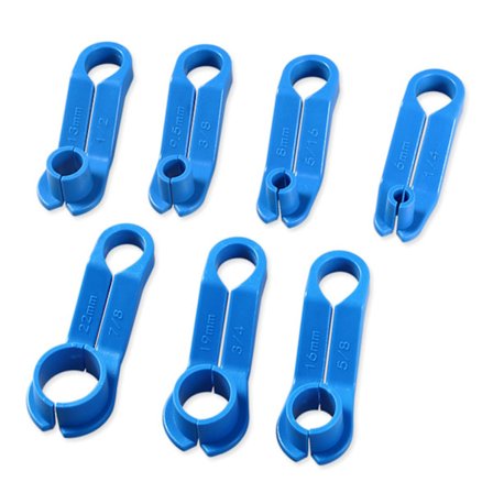 7 st AC-ledningar vinklad bortkopplingsverktygssats bränslerör kompressor borttagare