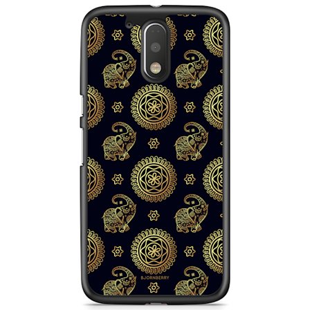 Bjornberry Skal Moto G4/G4 Plus - Elefant Guld