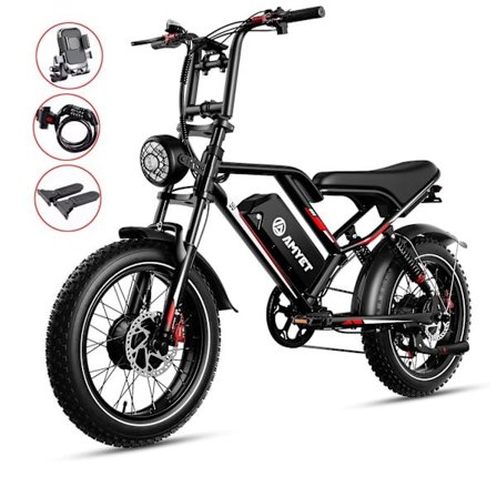 2025 - Elcykel - Ebike - S8 OOK-TEK 2000W 48V 25ah - 50km