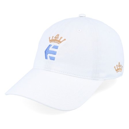 Etnies - Ag White Dad Cap Unconstructed White Cap - @ Hatstore