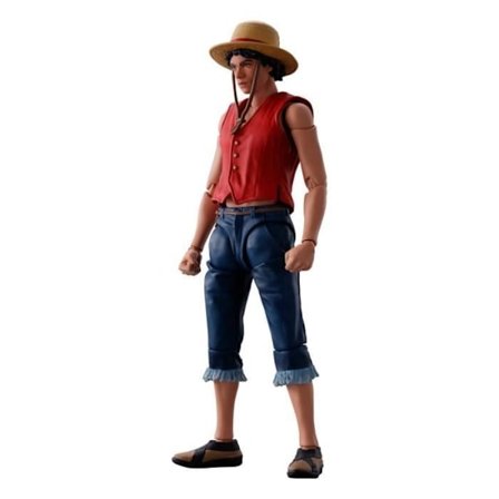 Figurine articulée ONE PIECE S.H. FIGUARTS MONKEY D. LUFFY NETFLIX 14 CM BANDAI TAMASHII NATIONS