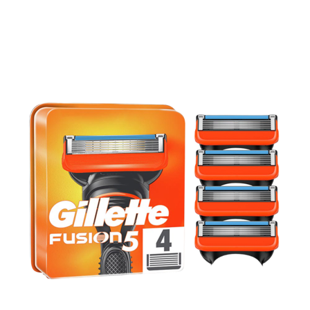 Gillette Fusion5 Rakblad, 4st Rakning Herr ONESIZE