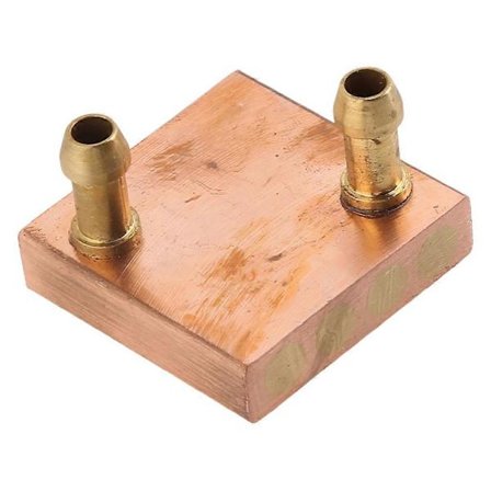 Kobber Køleplade Vandkølingsblok til GPU CPU Radiator Væske Køleplade