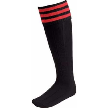 Euro Mens Scarlet Socks 7 UK-11 UK Svart/Röd