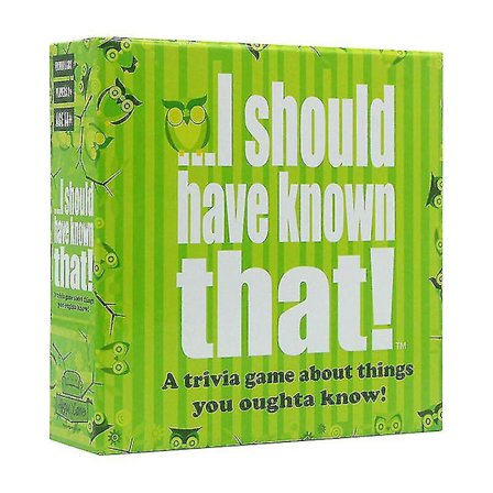 Julparty I Should Have Known That! Full English Brädspel Kortpartyspel I Should Have Known That