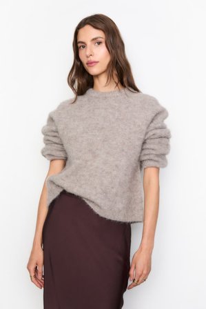 CAMILLA PIHL - Joy Knit - Taupe Melange SizeXXL