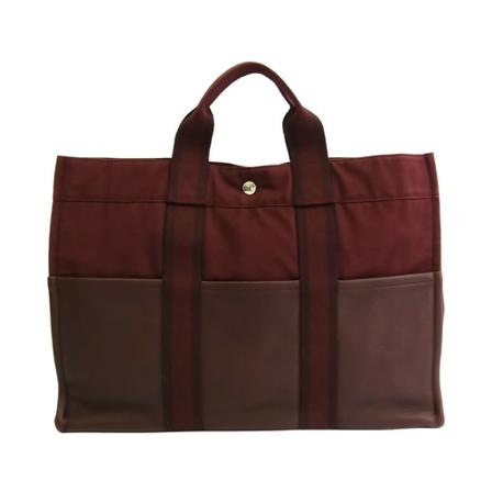 Hermès Vintage, Pre-owned Fourre tout bag Rood, unisex, Maat:ONE Size,Canvas