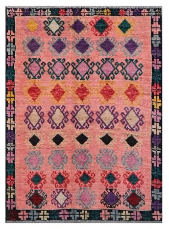 Moroccan Berber - Afghanistan Hand Knotted 101X140 Rug Afghanistan