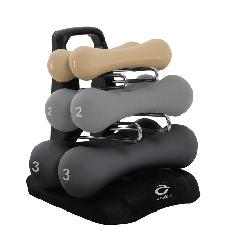 Abilica käsipainosetti Trio 1-3 kg