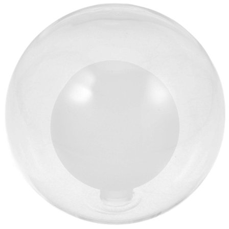 Lasinen Lampunvarjostin Kaksikerroksinen G4-kanta 100mm Kattokruunu Riippuvalaisimen Varjostin