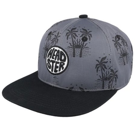 Headster - Grå snapback Keps - Kids Endless Summer Charcoal Snapback @ Hatstore