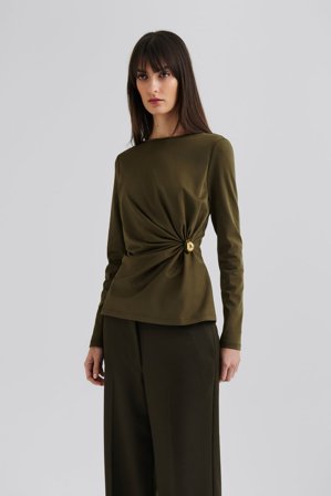 Malina - Mailey topp - XS - Olive