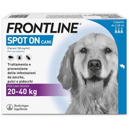 Frontline Spot-On Cani 20-40kg 3 Pipette