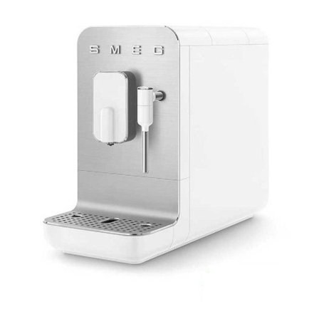 Espresso med malare - Smeg - BCC12WHMEU - 19 bar - 1350W - Behållare 1.4L