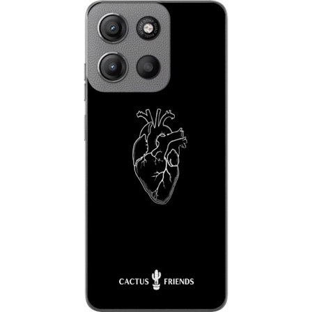 Yhteensopiva Puhelinkuori Motorola Motorola Moto G15 Power Kaktus ja Ystävät - Keskiaikaan Anatomia Sydän
