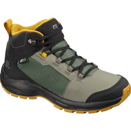 Salomon Junior Outward CSWP Children hiking boots Green 35