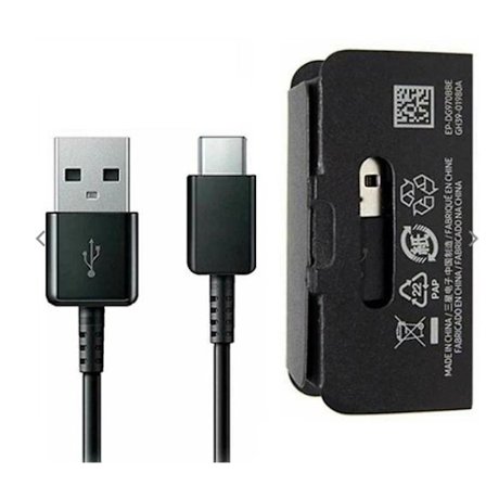 Två (2) st original Samsung USB-C datladdningskablar