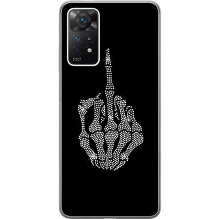 Xiaomi Redmi Note 11 Pro Genomskinligt Skal Fuck You Bling