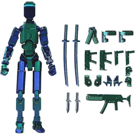 T13 Actionfigur, Titan 13 3D-trykt Actionfigur, Lucky 13 Actionfigur, Nova 13 Actionfigur Dummy 13 Actionfigur